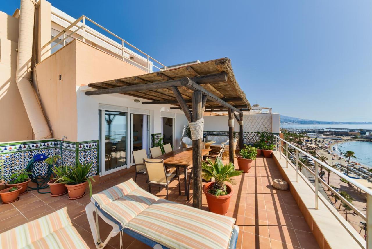 Holidays2Fuengirola Duplex With Stunning Sea View, Terraces,1St Line Beside Port Εξωτερικό φωτογραφία
